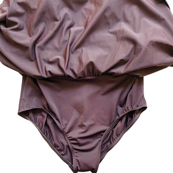 NWT Maxine of Hollywood Swim Bathing Suit Figure Flattering Full Coverage 18W - Picture 4 of 10